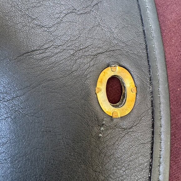 Auth Vintage 1990s Large Coach 9865 Forrest Green Plaza Crossbody Bag - Picture 9 of 14